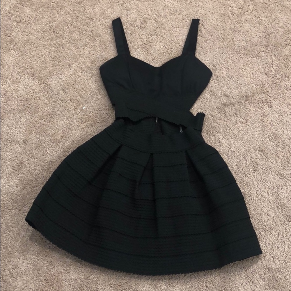 Black bandage dress